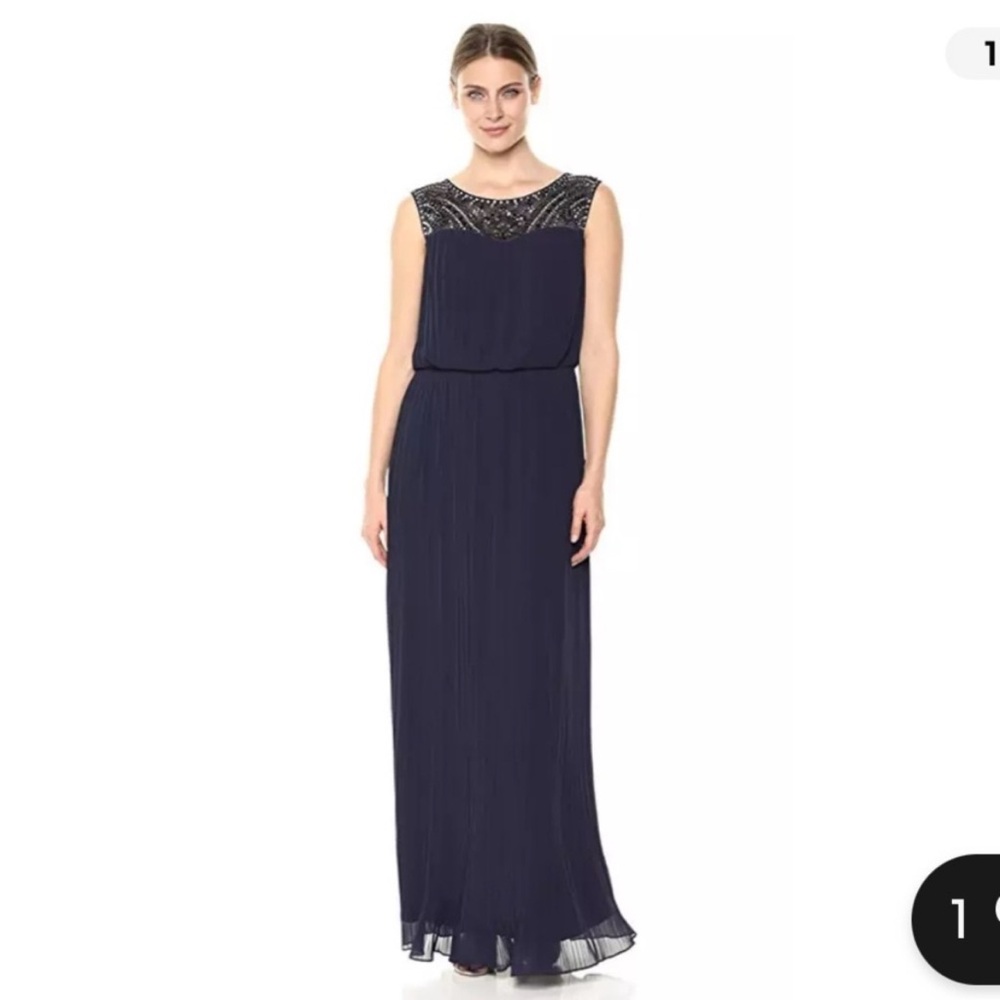 Alex Evenings Navy Dress